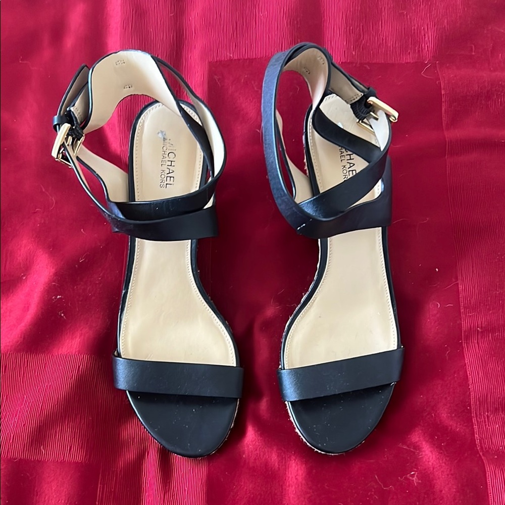 MICHAEL Michael Kors Black Heeled Sandals